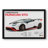Quadro Lamborghini Huracan Sto – 60x40cm - 1