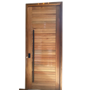 Ver imagem 1 de Porta Pivotante De Madeira Maciça C/ FECHADURA ELETRONICA PADO 2,40 x 1,18