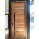 Ver imagem 2 de Porta Pivotante De Madeira Maciça C/ FECHADURA ELETRONICA PADO 2,40 x 1,18