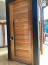 Ver imagem 3 de Porta Pivotante De Madeira Maciça C/ FECHADURA ELETRONICA PADO 2,40 x 1,18