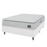Cama Box Colchão Casal Espuma D33 Vangogh Pillow Top 138x188x67cm Linho Branco Hellen - 1