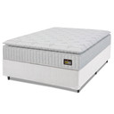 Ver imagem 1 de Cama Box Colchão Casal Espuma D33 Vangogh Pillow Top 138x188x67cm Branco Hellen