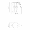 Ver imagem 7 de Cafeteira Espresso Italiana Tramontina em Alumínio Preto 320ml