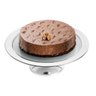 Prato para Bolo de Prata com Vidro 36cm Rojemac - 3