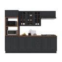 Ver imagem 2 de Cozinha Modulada Completa Americana 100% MDF 270cm com Rodapé Provence Multimóveis Crink-CPL005