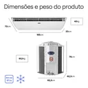 Ver imagem 2 de Ar Condicionado Split Teto Xperience Carrier 64.000 BTUS Frio 380V 38CCW064235MC