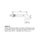 Ver imagem 2 de Chuveiro Manual com Suporte Eternit Plus 4894 - e 1/2"