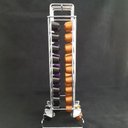 Ver imagem 5 de Kit Suporte para Xícaras Pires e Porta 40 Cápsulas Nespresso Aço Cromado Bancada