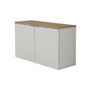 Ver imagem 2 de Balcão Multiuso 110cm x 65cm Nature Branco/Carvalho