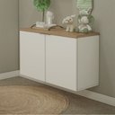 Ver imagem 6 de Balcão Multiuso 110cm x 65cm Nature Branco/Carvalho