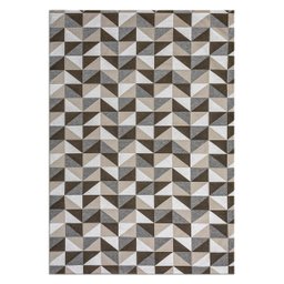 Tapete Jacquard Emborrachado 2,00 M X 3,00 M Sala Latex Antiderrapante Quarto Grande Dallas Caramelo - 3