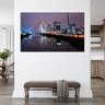 Quadro Decorativo Urbanismo Monumentos Noite Em Sao Paulo - 120x80 cm - 3