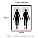 Ver imagem 2 de Cama Queen Size Dubai de Madeira Maciça Angelim Pedra/Tauari Imbuia