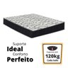 Cama Box Baú Casal Preto + Colchão de Espuma D45 - Ortobom - Airtech 150 60x138x188cm - 4