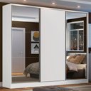 Ver imagem 7 de Guarda Roupa Casal 100% MDF Zurique com Espelhos Madesa
