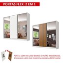 Ver imagem 2 de Guarda Roupa Casal 100% MDF Zurique com Espelhos Madesa