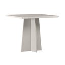 Ver imagem 1 de Mesa Anitta 90x90cm - Off White Newceval