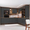 Ver imagem 1 de Cozinha Modulada Completa de Canto 10 Peças Linha Isabelle IS0030 Delmarco