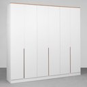 Ver imagem 1 de Guarda-Roupa Harper 6 Portas 2,40m - Branco