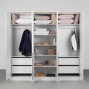 Ver imagem 3 de Guarda-Roupa Harper 6 Portas 2,40m - Branco