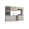Cozinha Sofia Modulada 6 Pecas 16 Portas Naturale Off White - Moveis Paraná Sopia Pop - 2