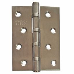 Kit 3 Dobradiças Inox para Porta Dobradiça Anti Ruído 10cm - 6