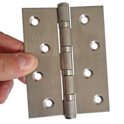 Kit 3 Dobradiças Inox para Porta Dobradiça Anti Ruído 10cm - 3