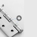 Ver mais imagens de Kit 3 Dobradiças Inox para Porta Dobradiça Anti Ruído 10cm