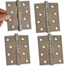 Kit 3 Dobradiças Inox para Porta Dobradiça Anti Ruído 10cm - 5