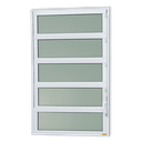 Ver imagem 1 de Basculante Alumínio 100 x 80 Elite V.Boreal Branco Brimak