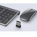 Ver imagem 3 de Kit Teclado e Mouse sem Fio 2.4g Ultra-fino Recarregável Dw-8078