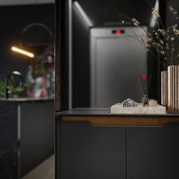 Sapateira Hall Vertical com 2 Portas Flow para Entrada ou Quarto - Apartamento ou Casa - Preto - 4