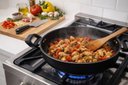Ver imagem 2 de Wok 28 Frigideira Grande Paella Caçarola Teflon Antiaderente Cor Preto:preto