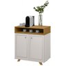 Balcão Buffet Aparador 2 Portas Off White Nature Star J&a - 1