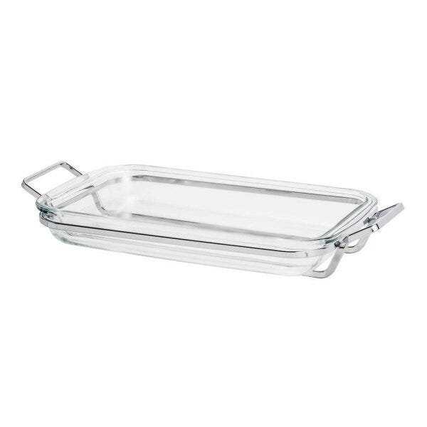 Suporte Aramado de Prata com Refratário 34cmx20cm Rojemac - 3