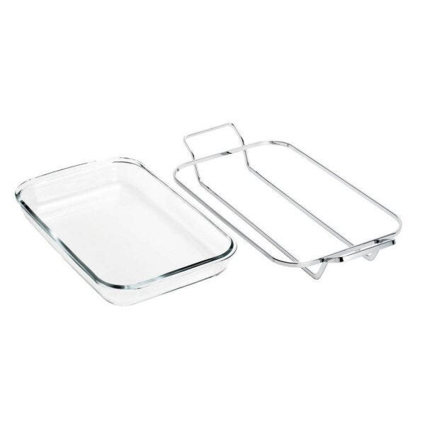 Suporte Aramado de Prata com Refratário 34cmx20cm Rojemac - 1