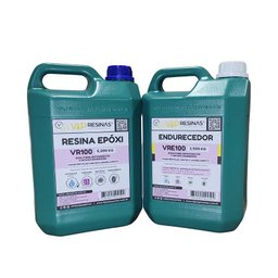 Resina Epóxi + Endurecedor Uv Vr100 7,5kg Baixa Espessura - 1