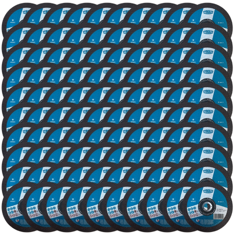 Kit Disco de Corte Basic para Inox 7" X 1,6 Mm - Tyrolit - 100 Peças