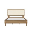 Ver imagem 3 de Cama Casal 152cm com Cabeceira em Palhinha Oslo Móvel na Caixa