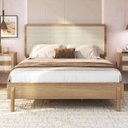 Ver imagem 1 de Cama Casal 152cm com Cabeceira em Palhinha Oslo Móvel na Caixa