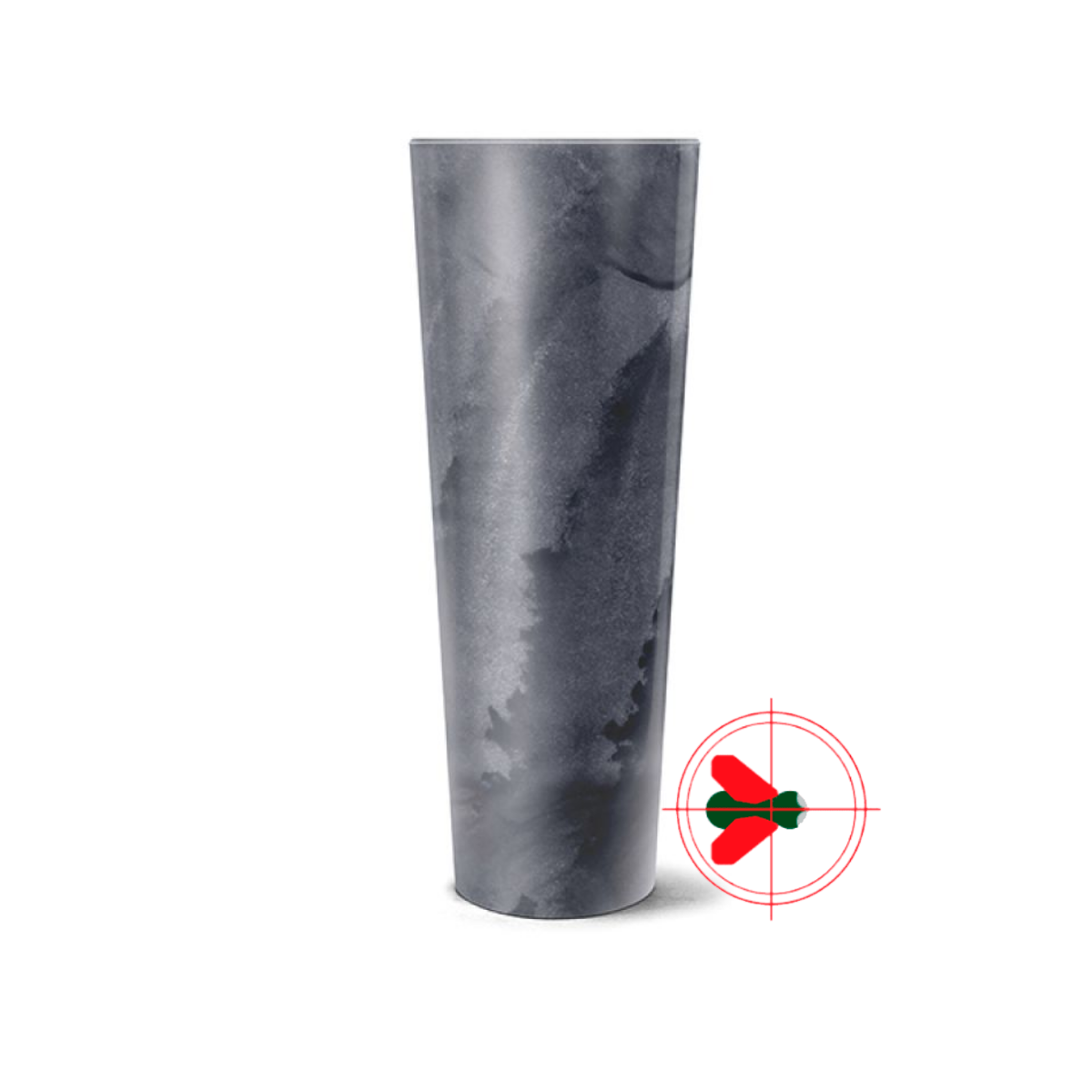 Vaso Classic Cone 70 Grafite 2 Un