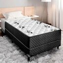 Ver imagem 6 de Cama Box Conjugada Solteiro Ortopédica 88x188x40 Espuma D28