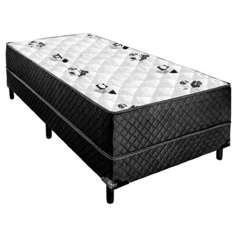 Cama Box Conjugada Solteiro Ortopédica 88x188x40 Espuma D28
