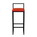 Ver imagem 6 de Banqueta Alta Cozinha Bar Balcão Bistrô Industrial Preta Assento Estofado  