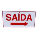 Ver imagem 3 de Kit Combo 2 Placa de Sinalização Saida Seta para Direita