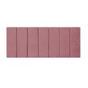 Ver imagem 1 de Cabeceira Estofada Modulada para Cama Box Casal 140cm Rosa