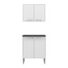 Armário de Cozinha com Balcão Multimóveis Xangai 2 Portas FG3053 Branco - 2