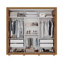 Ver imagem 5 de Guarda-Roupa Casal 3 Portas de Correr 185cm Multimóveis Cinamomo