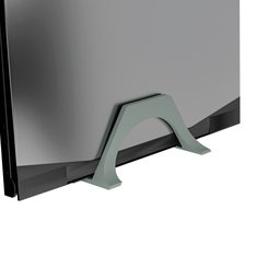 Suporte Vertical para Notebook Fechado de Mesa - Design Compacto Escritório/quarto/comércio-cinza - 9