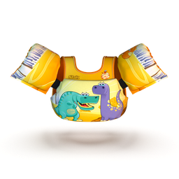 Boia Infantil com Colete Salva Vidas Dinossauro Nash - 1
